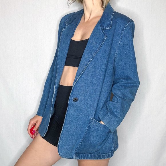 Vintage Denim Blazer - Picture 3 of 16